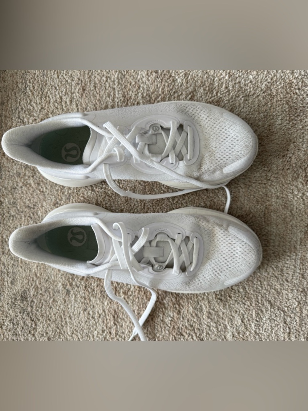 Lululemon Chargefeel Low Womens Workout Shoe White / White / Silver Drop - Picture 10 of 16
